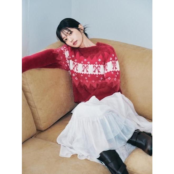 ma-nyan様購入専用　新品タグ付　lily brown ビジューニット 楽天市場】【即日出荷】15%OFF! Lily Brown リリーブラウン エンブロイ