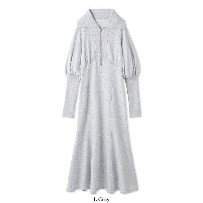 FURFUR（ファーファー）ロゴ刺繍スウェットワンピース　グレー LILY BROWN（リリーブラウン） (セール60%OFF&PT5) FURFUR / ファー