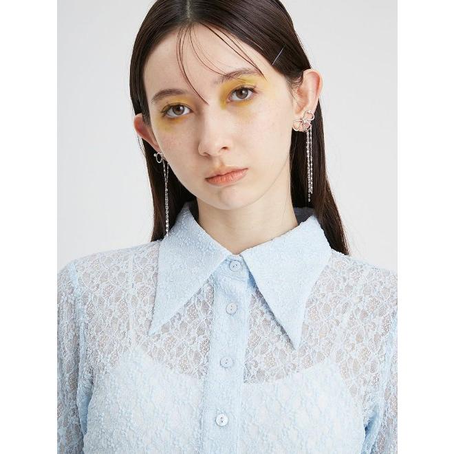 FURFUR (セール30%OFF) / ファーファーウエストロゴレースシャツ