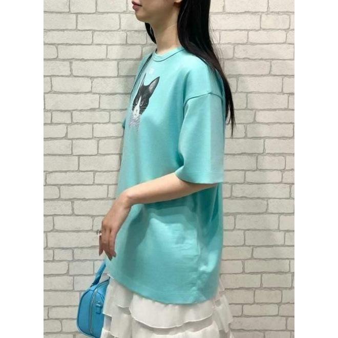 FURFUR 【上國料萌衣コラボ】カラーポートレートTシャツ ホワイト　サイズ2 上國料萌衣コラボ】カラーポートレートTシャツ（UNISEX）(Tシャツ