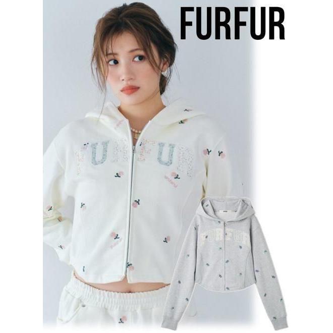 FURFUR（ファーファー） (最終セール40%OFF&300円OFF) フラワー刺繍