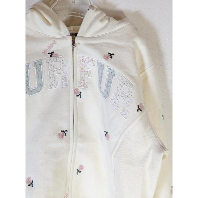 ファーファー 25SS フラワープリントパーカー スウェット ジップアップ ファーファー furfur 25SS フラワープリントパーカー スウェット