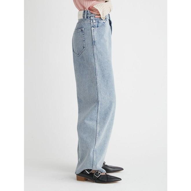 FURFUR (セール50%OFF) / ファーファー カーブワイドデニムパンツ 24春  