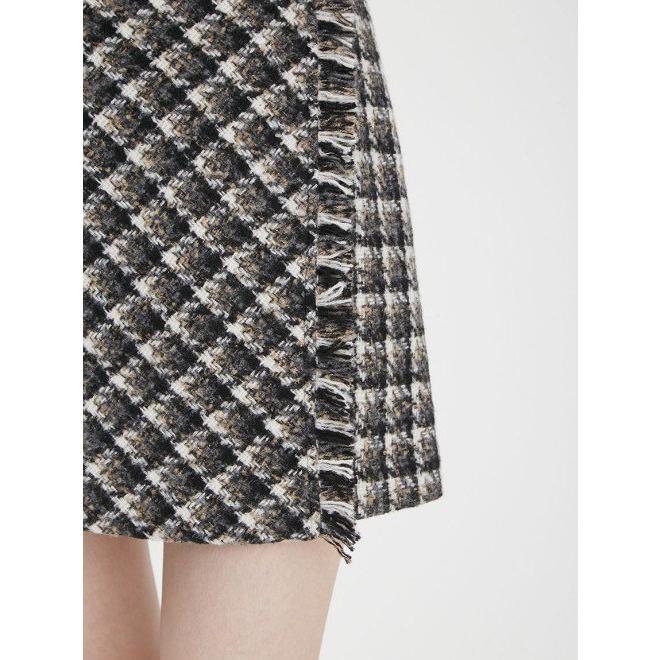 FURFUR（ファーファー） (セール40%OFF) ロービングチェックスカショー