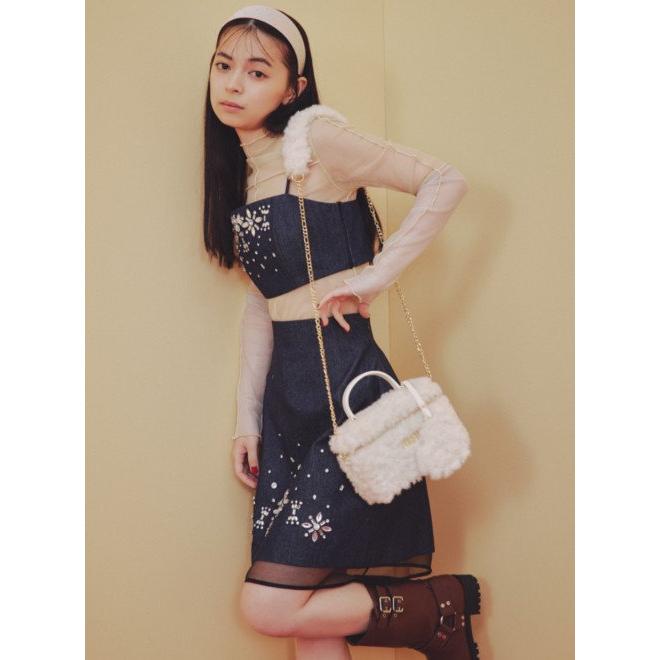 alice auaa ファー付きミニスカート alice auaa ファー付きミニ