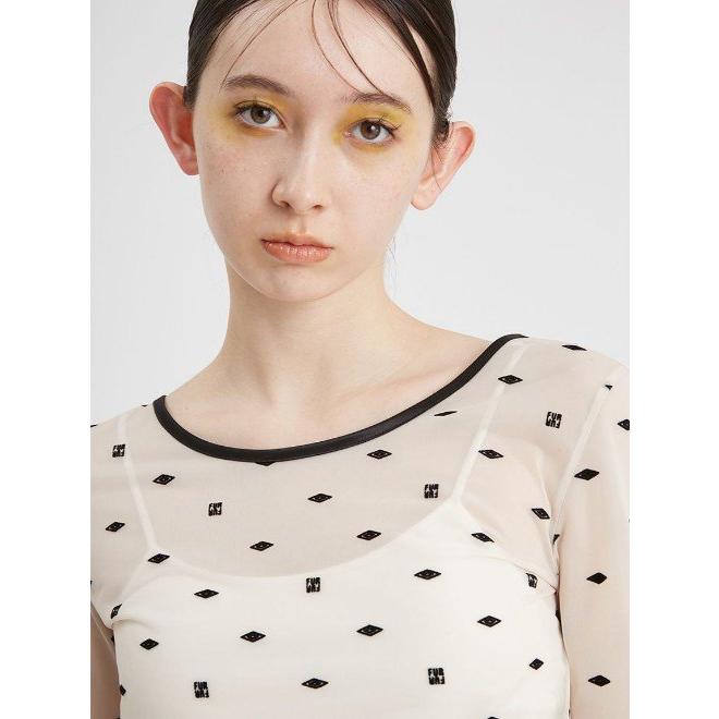 未使用☆FURFUR/ファーファー　オーガンジーシアートップス FURFUR（ファーファー） SALE30%OFF トップス 25春夏 袖シアー