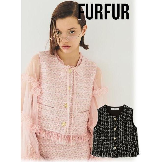 FURFUR（ファーファー） (最終セール50%OFF&300円OFF) ツイードベスト