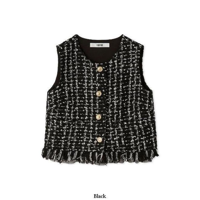 FURFUR（ファーファー） (最終セール50%OFF&300円OFF) ツイードベスト