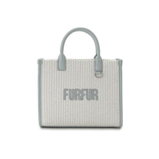 (期間限定10%OFF&300円OFF) FURFUR /ファーファ  ラフィアロゴトートバッグ  26春夏 RWGB261516 rwgb262516の画像