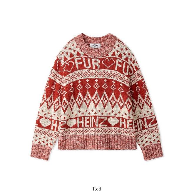 FURFUR（ファーファー） (セール30%OFF) HEINZジャガードニットプル