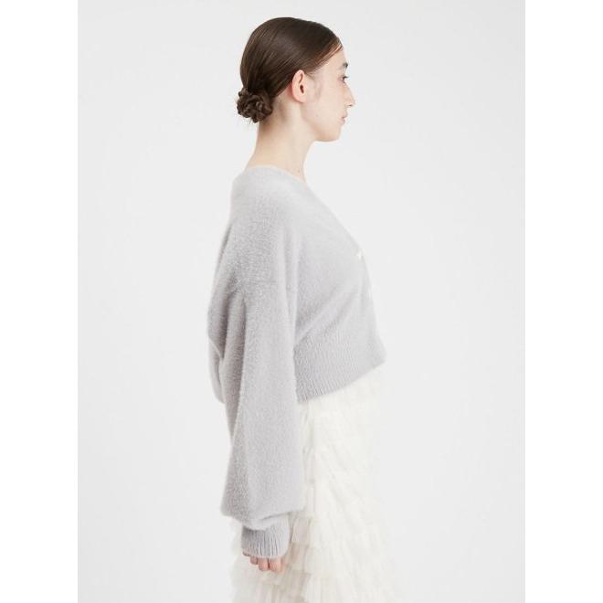 ❤️TO BE CHIC ❤️フェイクファーコンビ ボレロ　カーディガン新品未使用 TITTY&CO.（ティティーアンドコー）の「リボンフェイクファー