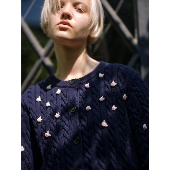 FURFUR（ファーファー） (セール30%OFF) プティフラワーカーディガン