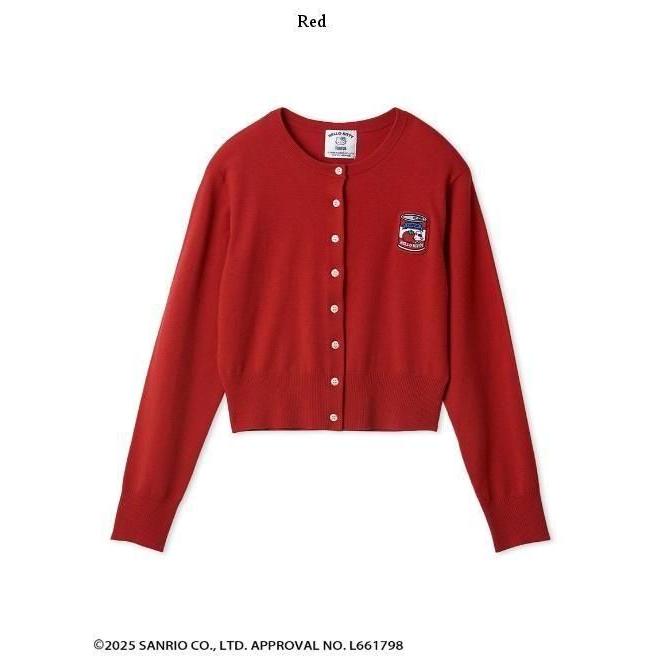 【H 】ファー　カーディガン FURFUR（ファーファー） (GWセール50%OFF) HELLO KITTY ワッペン
