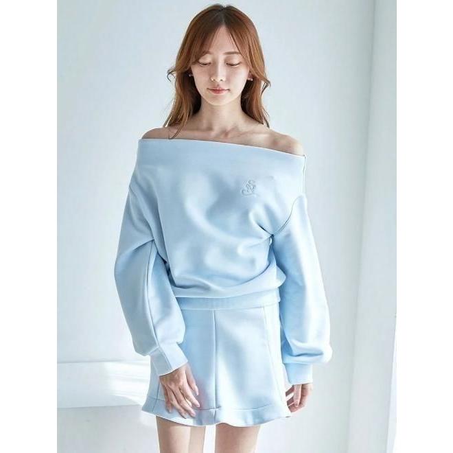 snidel♡オフショルトレーナー SNIDEL（スナイデル） トレーナー スウェット オフショルタック