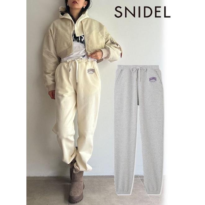 SNIDEL（スナイデル） NUTMEGスウェットパンツ 23秋冬 SWCP234137 (50