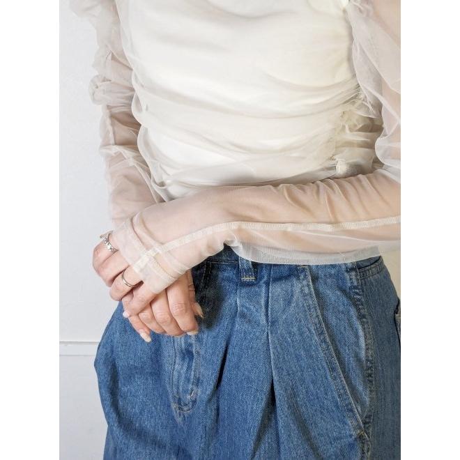 【新品未使用】SNIDEL カットチュールTOPS SNIDEL（スナイデル） (セール20%OFF) カットチュールトップス 24春夏