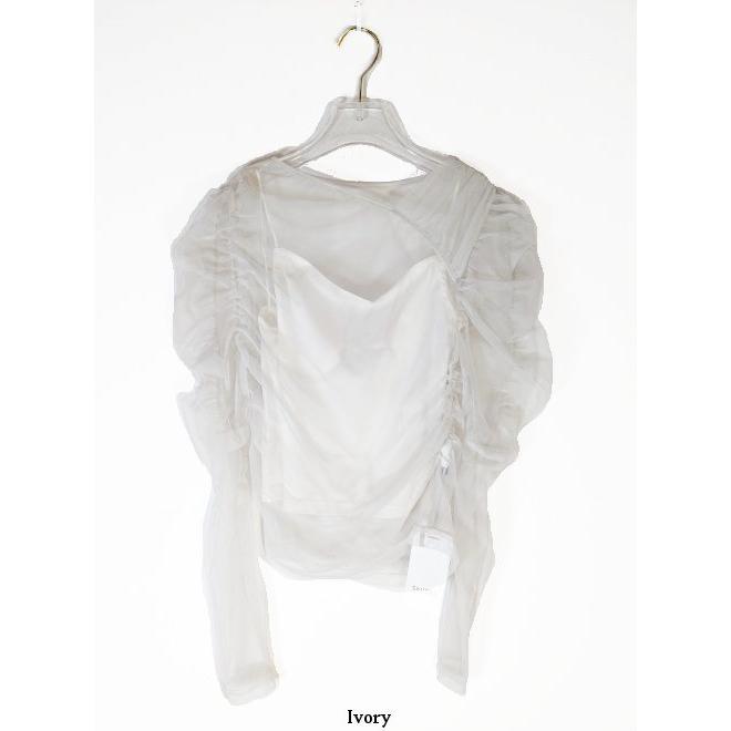 【新品未使用】SNIDEL カットチュールTOPS SNIDEL（スナイデル） (セール20%OFF) カットチュールトップス 24春夏