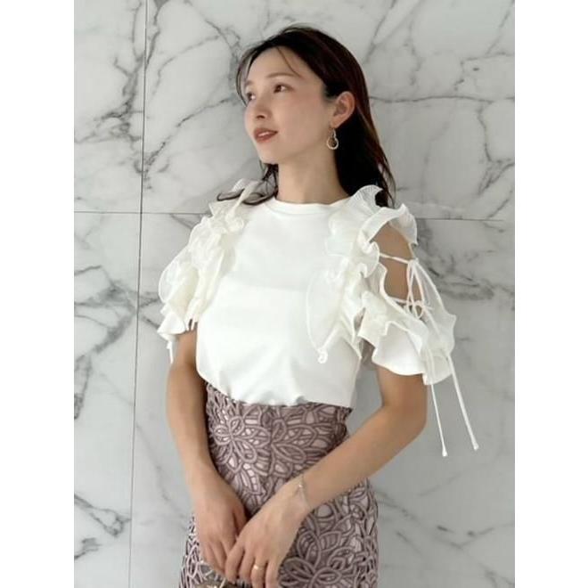 SNIDEL（スナイデル） (最終セール50%OFF&300円OFF) プリーツフリル