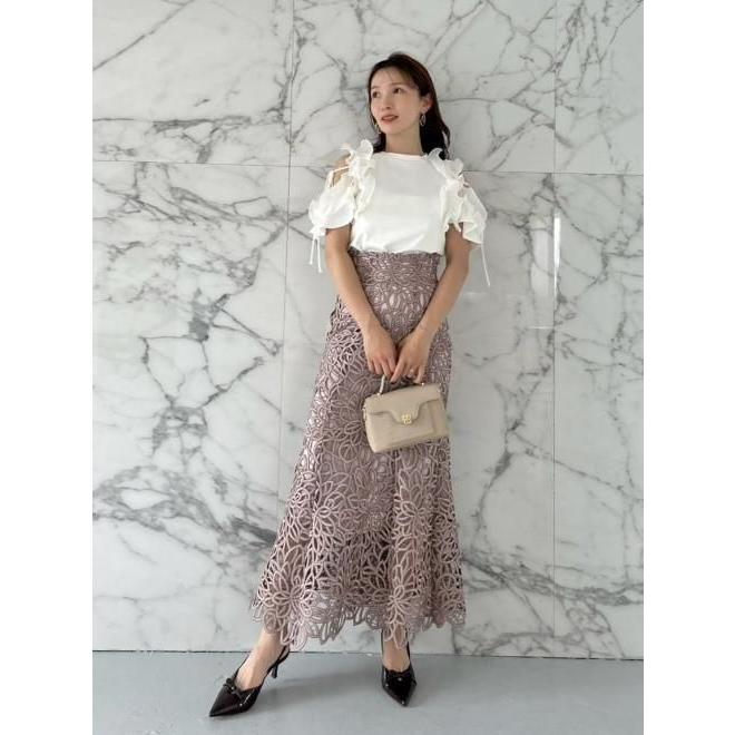 SNIDEL プリーツフリルカットプルオーバー SNIDEL（スナイデル） (最終セール50%OFF&300円OFF) プリーツフリル