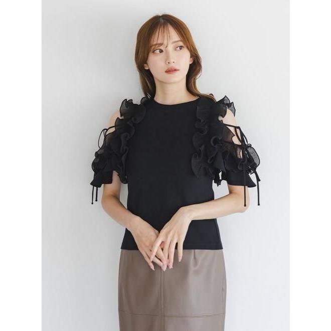 SNIDEL（スナイデル） (最終セール50%OFF&300円OFF) プリーツフリル