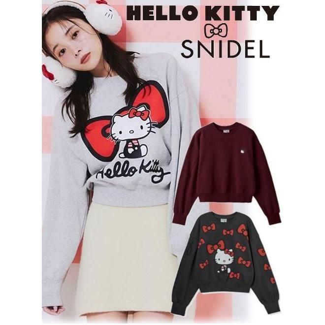 SNIDEL ×HELLO KITTY　ニットプルオーバー SNIDEL（スナイデル） (8%OFF&300円OFF) 【HELLO KITTY】 バリエプル