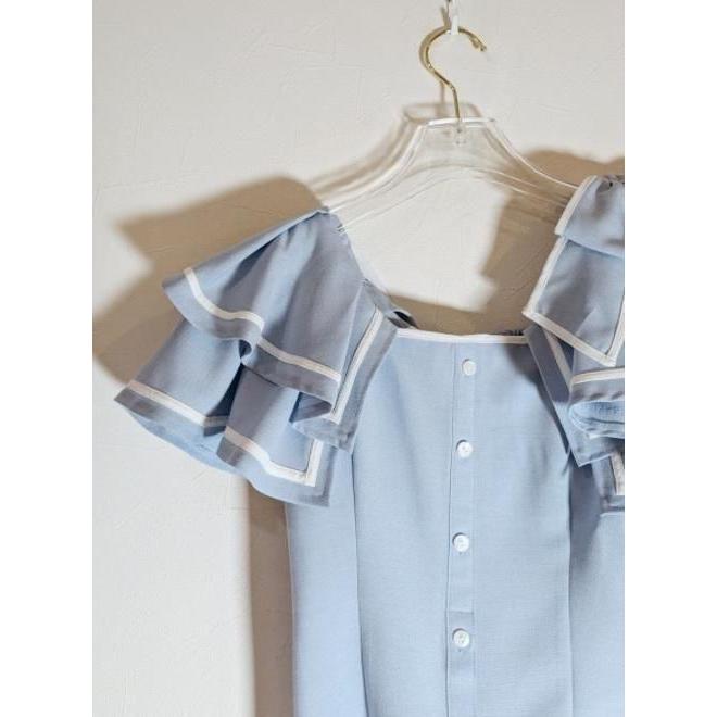 snidel スクエアスリーブブラウス 新品 SNIDEL (セール50%OFF&PT5) snidel / スナイデル スクエア