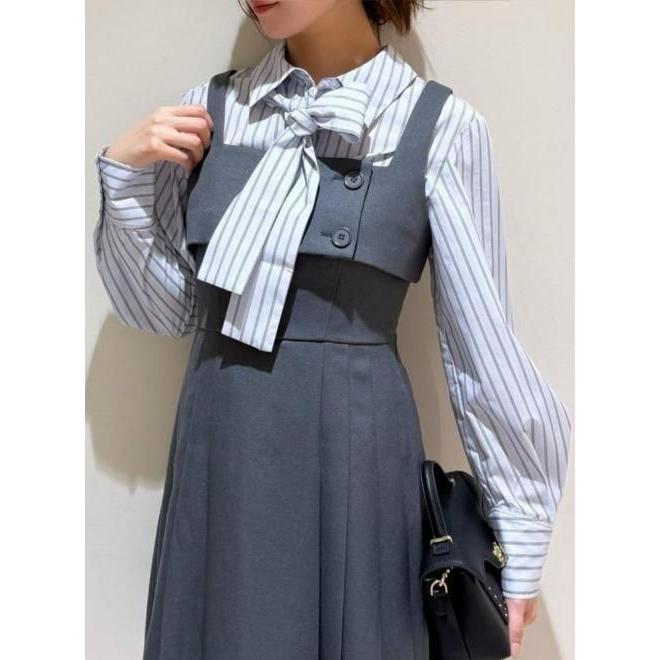 SNIDEL（スナイデル） (10%OFF&300円OFF) ボウタイシャツ 25秋冬