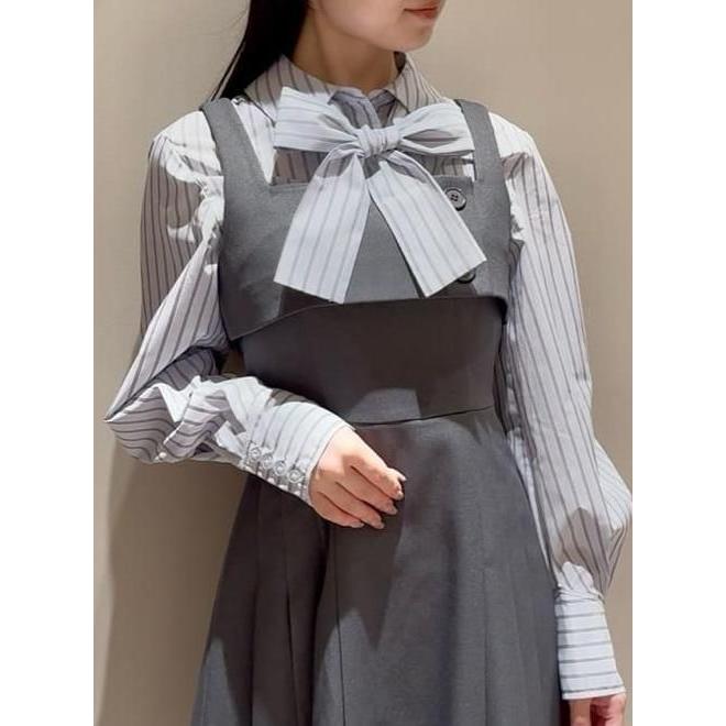 SNIDEL（スナイデル） (10%OFF&300円OFF) ボウタイシャツ 25秋冬