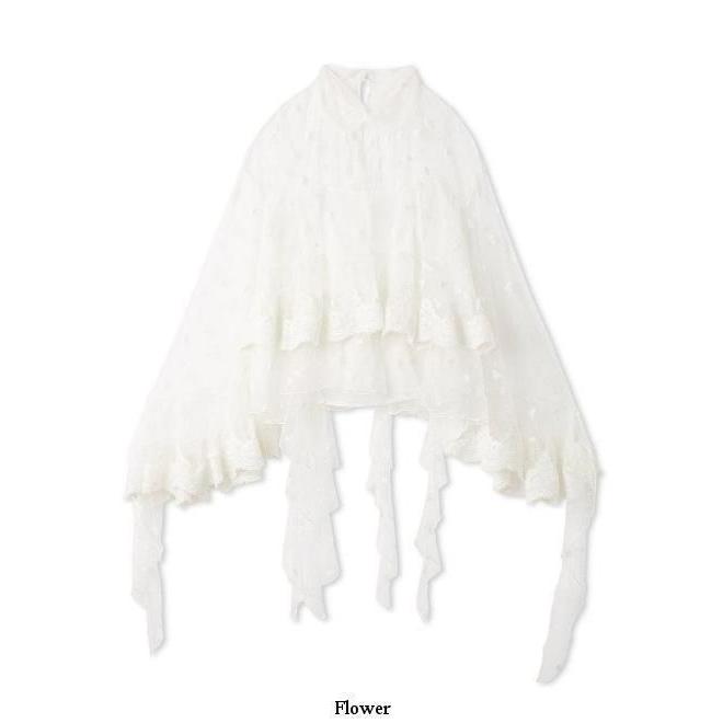 SNIDEL (10%OFF&300円OFF) snidel スナイデル チュールエンブロイ