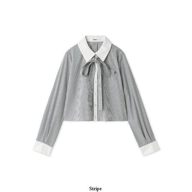 スナイデル SNIDELスカーフクロップドシャツ SNIDEL（スナイデル）の「スカーフクロップドシャツ（シャツ/ブラウス