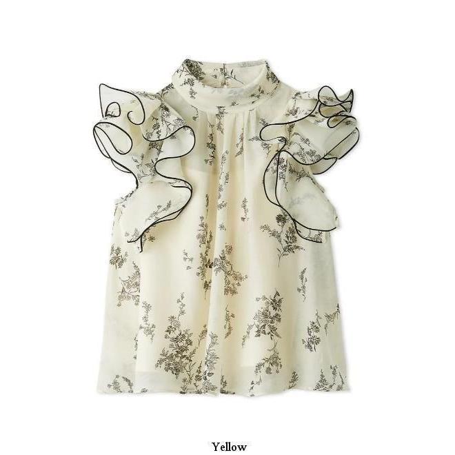 SNIDEL（スナイデル） (期間限定10%OFF&300円OFF) オーガンジーフリル