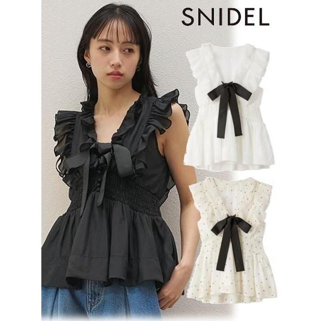 SNIDEL（スナイデル） (期間限定10%OFF&300円OFF) シアーペプラム