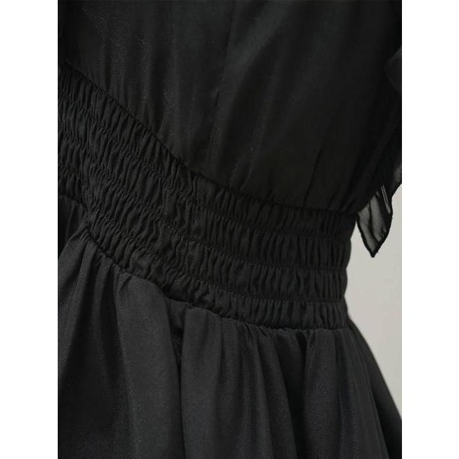 SNIDEL（スナイデル） (10%OFF&300円OFF) シアーペプラムリボン