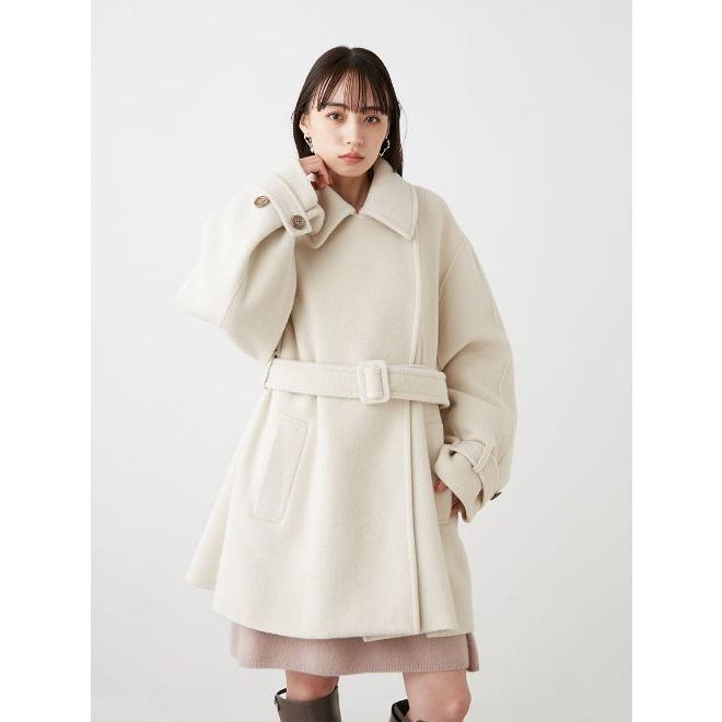 SNIDEL snidel / スナイデル ベルト付きミドル丈コート 23秋冬 SNIDEL snidel / スナイデル ベルト付きミドル丈コート 23秋冬