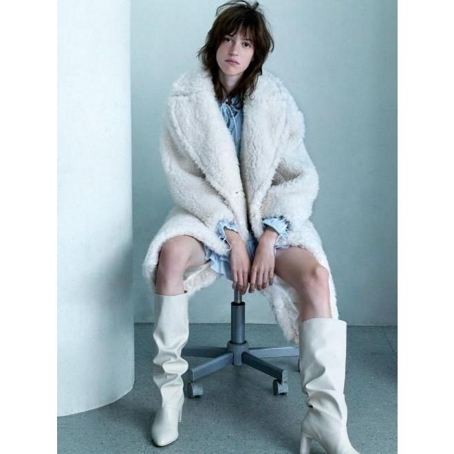 SNIDEL（スナイデル） (10%OFF&300円OFF) ボアロングコート 25秋冬