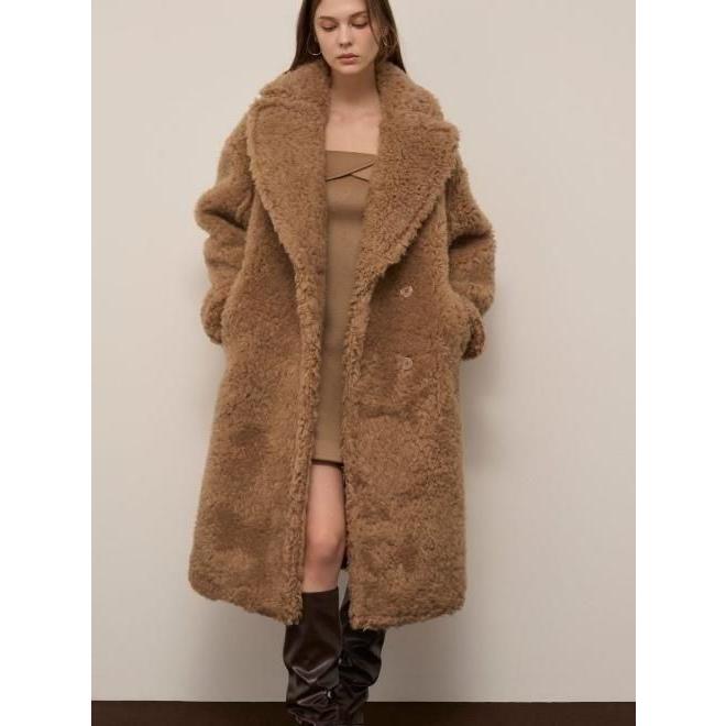 専用 SNIDEL スナイデル ボアロングコート キャメル 0(S)サイズ SNIDEL（スナイデル） (10%OFF&300円OFF) ボアロングコート 25秋冬