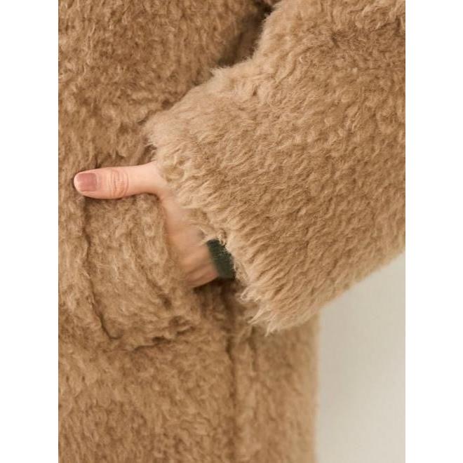 SNIDEL（スナイデル） (10%OFF&300円OFF) ボアロングコート 25秋冬