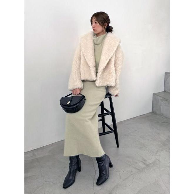 SNIDEL（スナイデル） (10%OFF&300円OFF) ボアショートコート 25秋冬