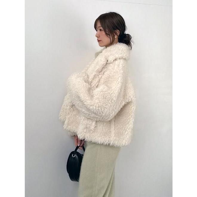 SNIDEL（スナイデル） (10%OFF&300円OFF) ボアショートコート 25秋冬