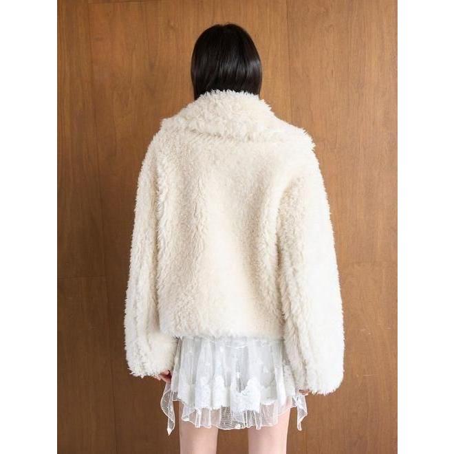 SNIDEL（スナイデル） (10%OFF&300円OFF) ボアショートコート 25秋冬