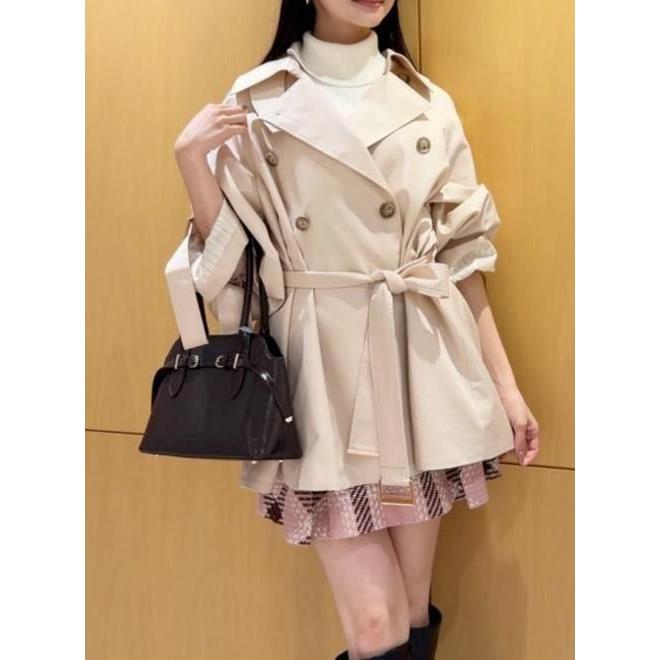 SNIDEL（スナイデル） (10%OFF&300円OFF) ミドルトレンチコート 26秋冬