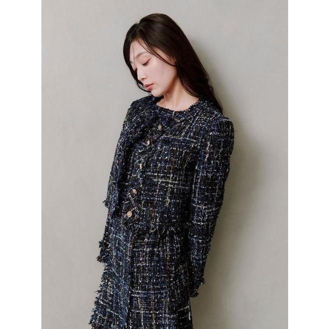 SNIDEL snidel / スナイデル ツイードジャケット 25秋冬 SWFJ254155