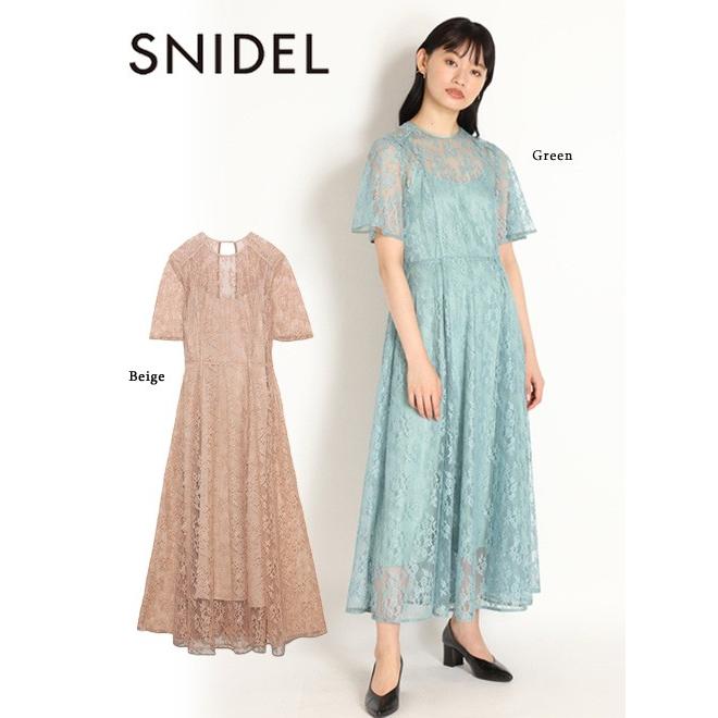 期間限定特価 30 Off Snidel スナイデル バックデザインレースオケワンピース 春夏 Swfo54 マキシワンピース ランキング入賞商品 Kpiss Fm