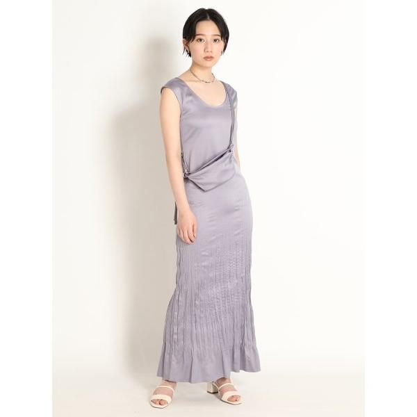 30 Off Snidel スナイデル ポシェット付きサテンワンピース 春夏 Swfo3136 マキシワンピース Swfo3136 Hearty Select Yahoo店 通販 Yahoo ショッピング