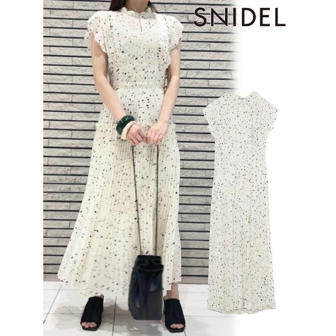Snidel スナイデル プリーツロングワンピース 21春夏2 Swfo マキシワンピース Swfo Hearty Select Yahoo店 通販 Yahoo ショッピング