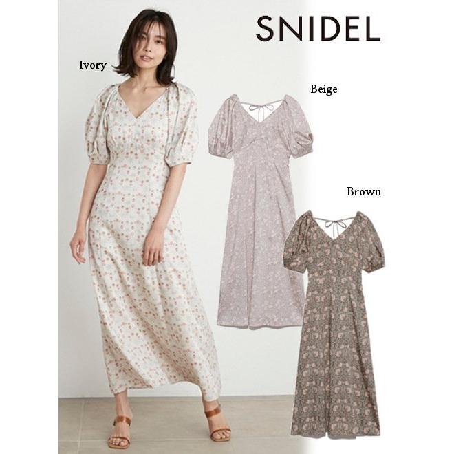 夏セール30 Off Snidel スナイデル Williammorrisナロープリントワンピース 21春夏 Swfo2127 マキシワンピース 夏受注会 プレセール Swfo2127 Hearty Select Yahoo店 通販 Yahoo ショッピング