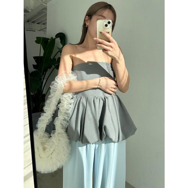 SNIDEL (セール40%OFF) snidel / スナイデル ペプラムベアトップ SNIDEL (セール40%OFF) snidel / スナイデル ペプラムベアトップ