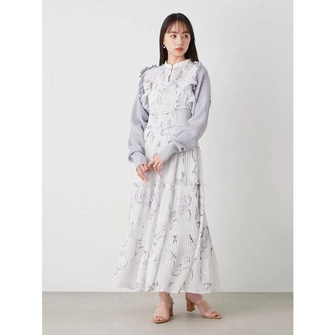 SNIDEL snidel /スナイデル Sustainaプリントプリーツワンピース SNIDEL snidel /スナイデル Sustainaプリントプリーツワンピース