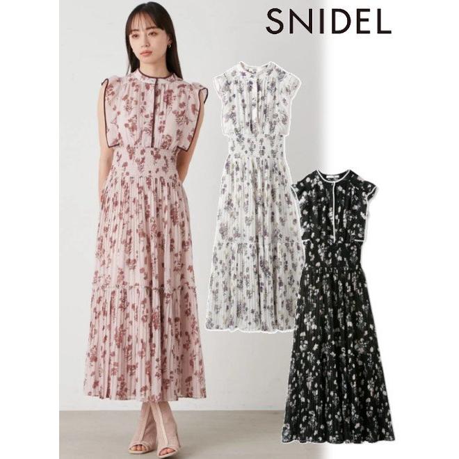 snidel スナイデル Sustainable バイカラープリーツワンピース NEW 🩷Sustainableバイカラープリーツワンピース🩷 SNIDEL