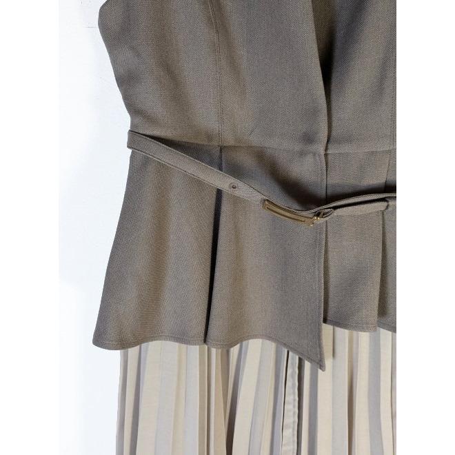 SNIDEL（スナイデル） (12%OFF) ベルティッドペプラムスイッチング